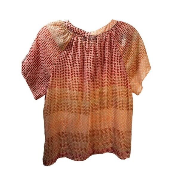 A.N.A‎ Short Sleeve V-Neck Chiffon Blouse Size SP - Picture 2 of 6